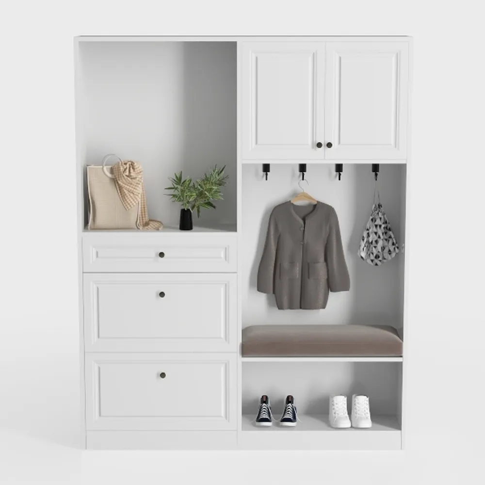 ANCTOR Shoe Cabinet with Flip Drawers Shoe Rack