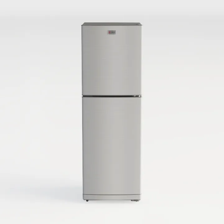 Stainless Steel Double Door Refrigerator 3D Model