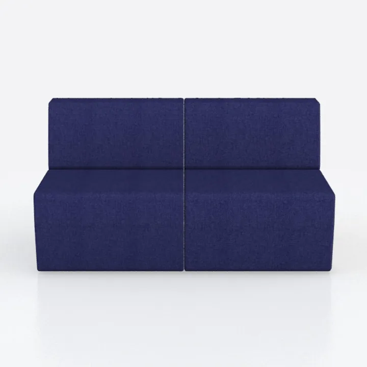 Jennifer Taylor Home Alexa Settee, Dark Sapphire