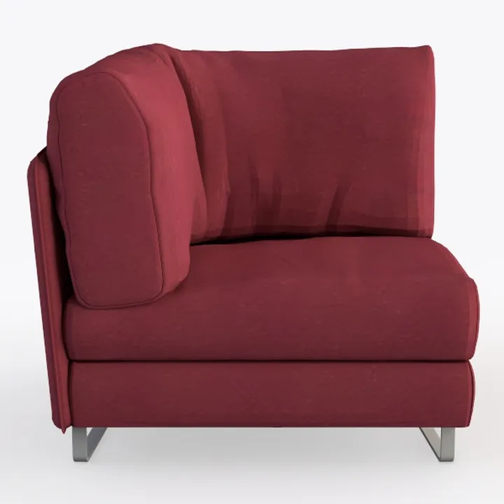 LUMISOL Wood Frame Armchair, Soft Sofa Chair with 