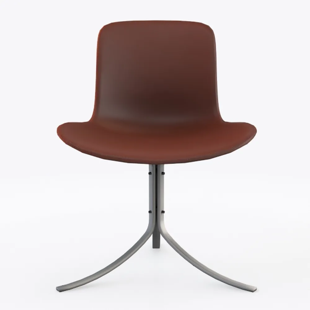 Chloe Faux Leather Adjustable Height Cushioned Swi