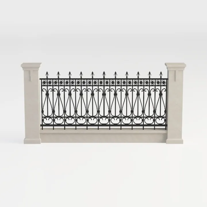 wrought iron fence-Cozy Garden Fences & Gates