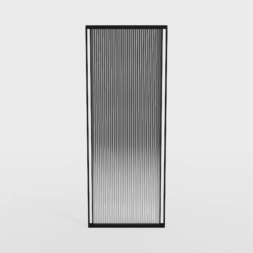 Fluted Pantry Cabinet, 72" Tall Modern Storage