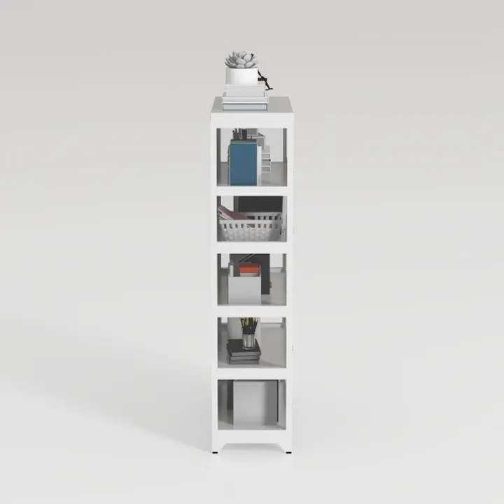 Furinno Luder Shelf Bookcase with 1 Door Storage