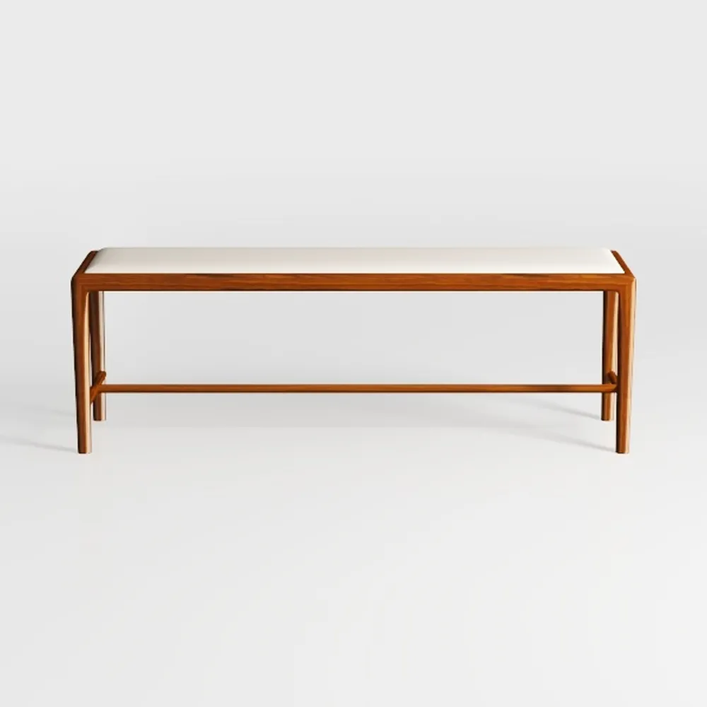 COSTWAY Patio Wood Chaise Lounge Chair, Strong 