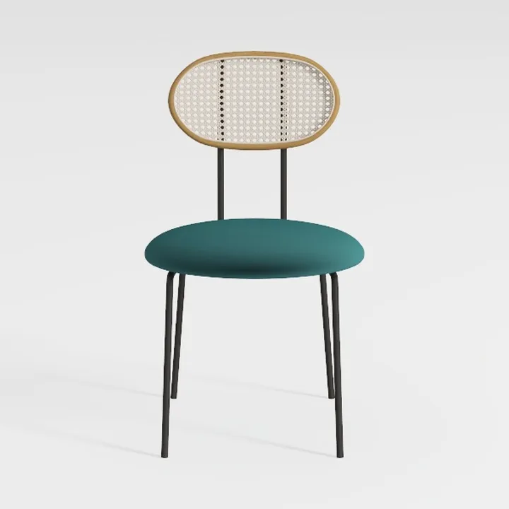 LeisureMod Euston Modern Wicker Dining Chair