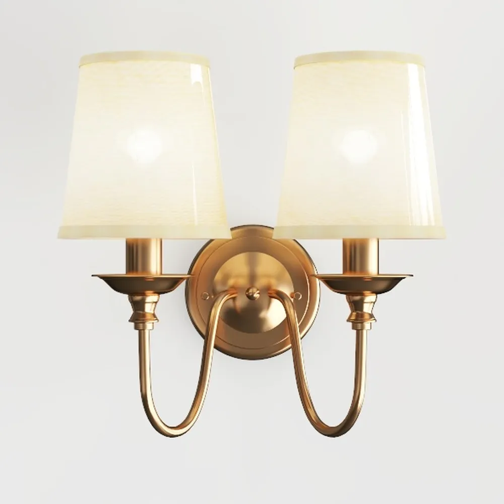 Adust Bow Antique Brass Wall Sconces Lighting