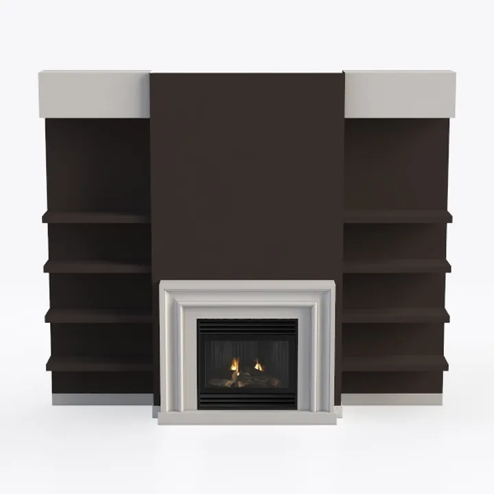 Bauhaus fireplace