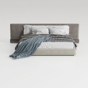 SOFTSEA Floor Bed Queen Size Upholstered Platform 