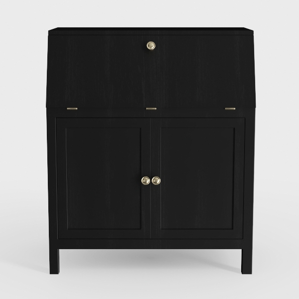 Iwell Bathroom Floor Storage Cabinet with 2