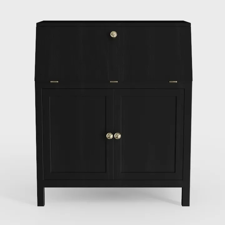 Iwell Bathroom Floor Storage Cabinet with 2
