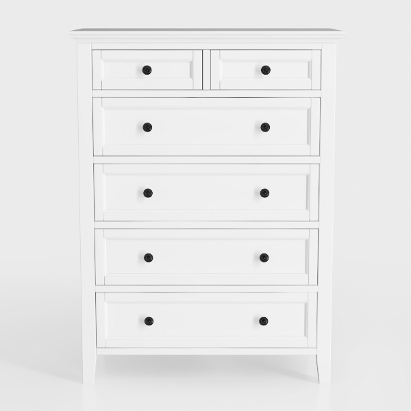 GarveeHome White Drawer Dresser for Bedroom, 5