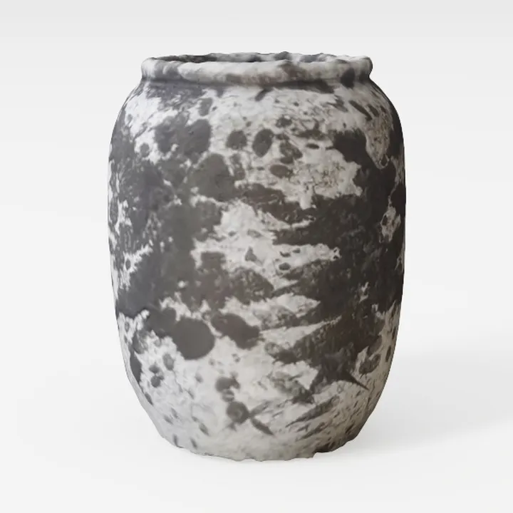 Rustic Pottery Ceramic Vase - Vintage Farmhouse