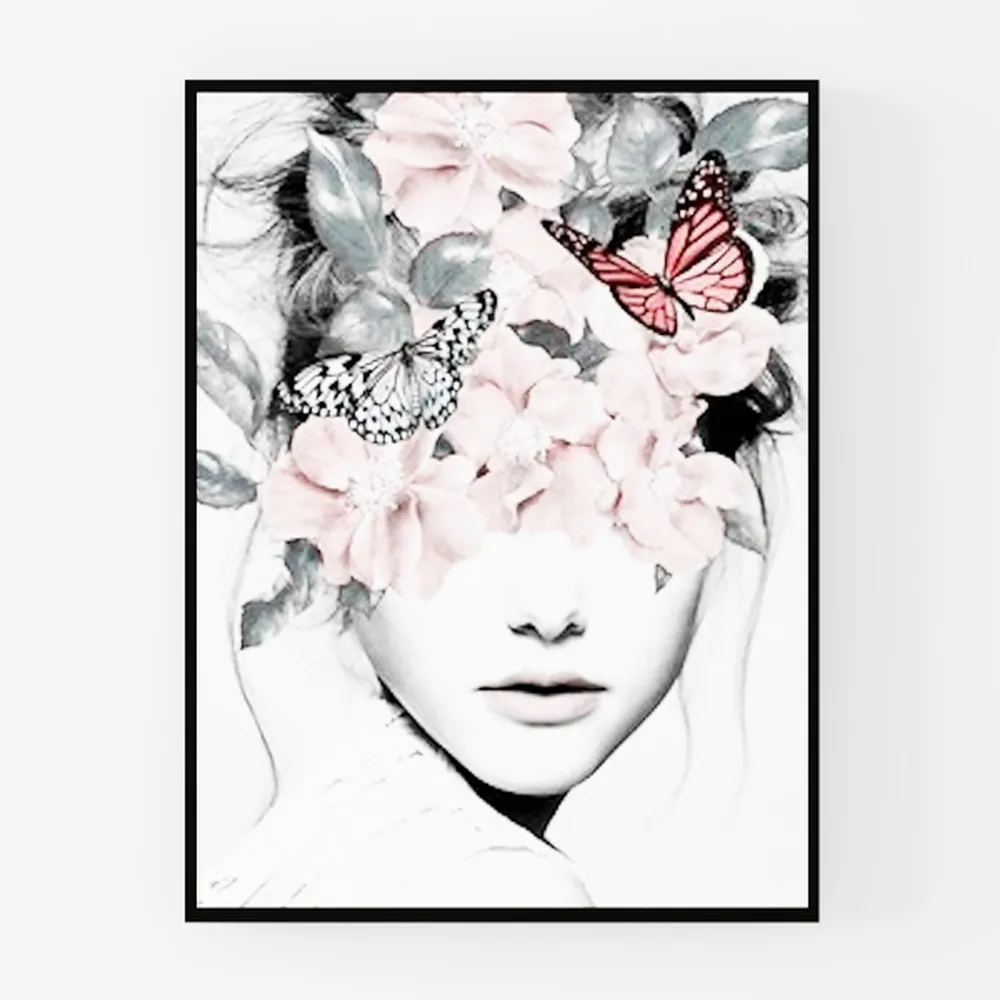 Retro Canvas Wall Art Chinese Ink Painting Style