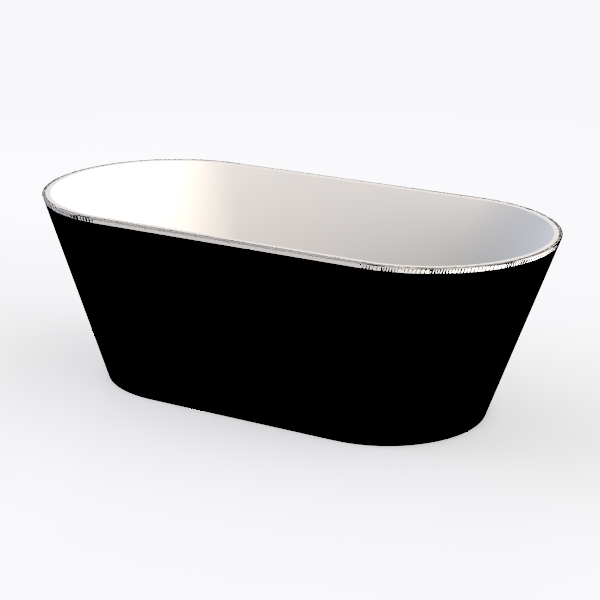 59&quot; Acrylic Freestanding Bathtub, Contemporary