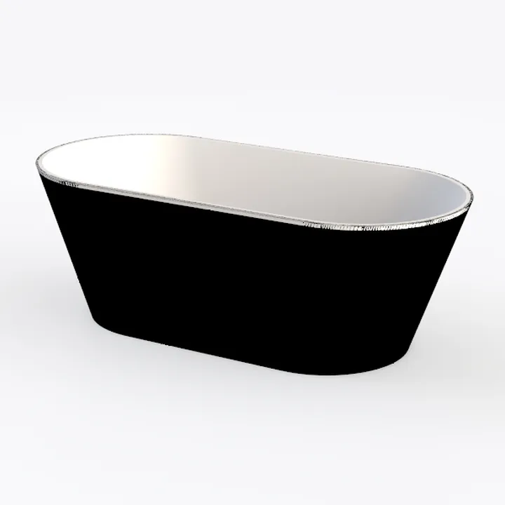 59" Acrylic Freestanding Bathtub, Contemporary