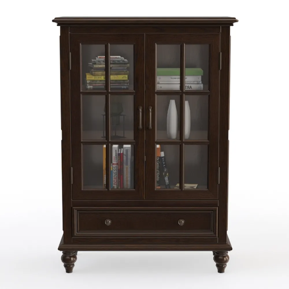 SIMPLIHOME Bedford SOLID WOOD 32 inch Wide