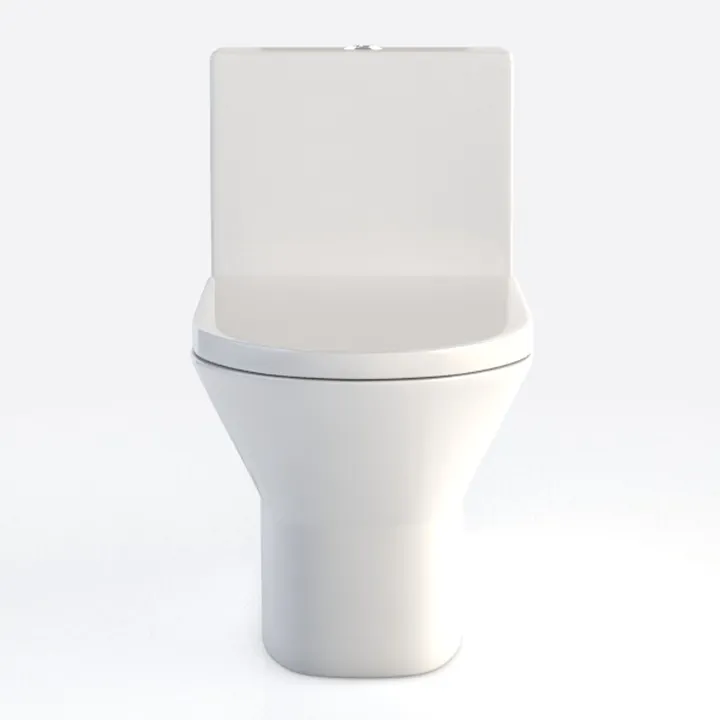 Compact One Piece Toilet Matte Black, Space-Saving