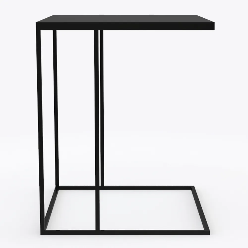 VASAGLE C-Shaped End Table Set of 2, Small Side Ta