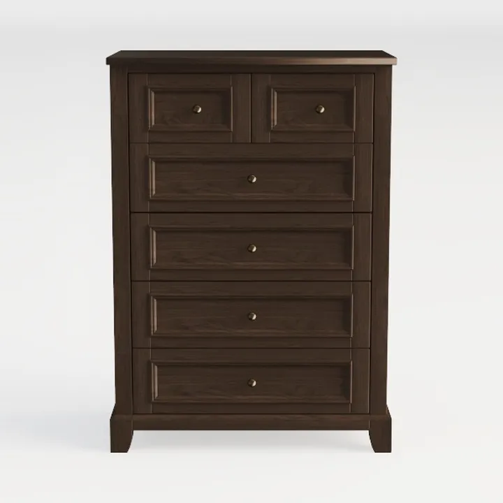 Ashford 4-Drawer Cappuccino Nightstand - 30 x 17