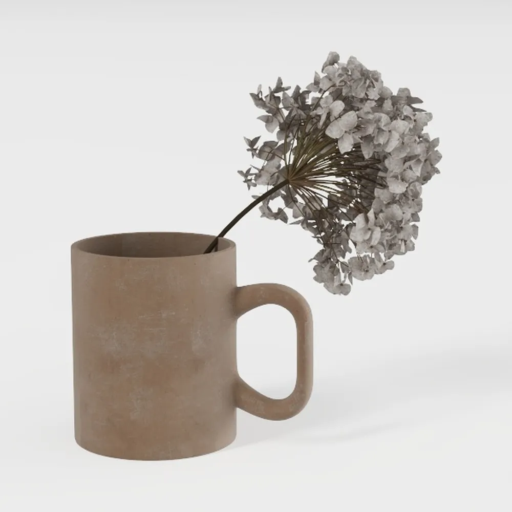 European Retro Large Flower Vase, Decorative