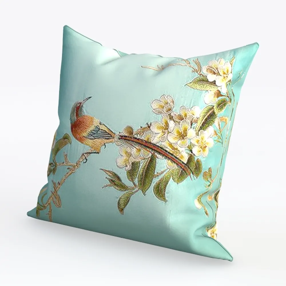 Bonhause Spring Floral Throw Pillow Covers 18 x 18