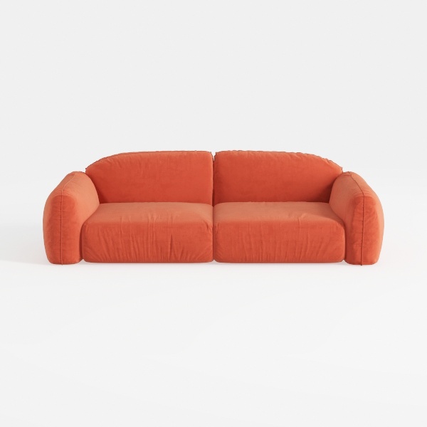 Loveseat Sectional Sofa for Living Room, 65&quot; Moder