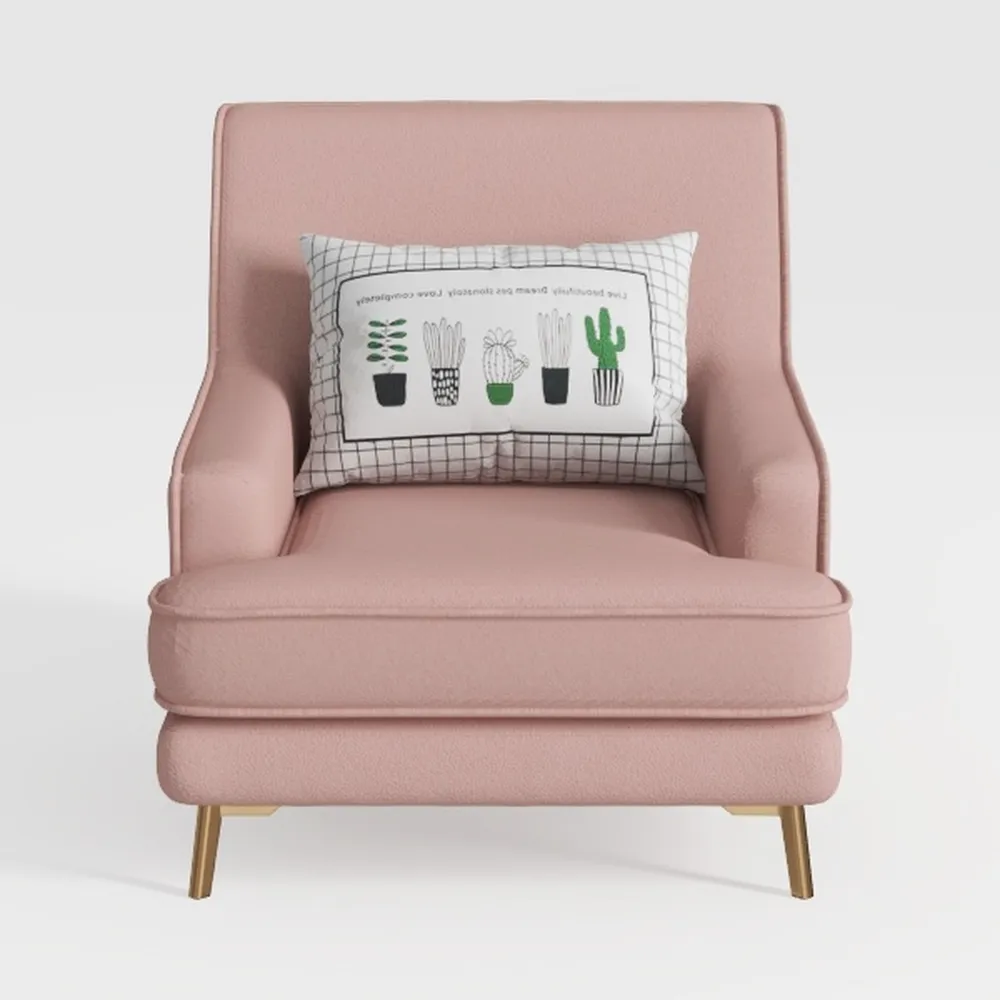 Accent Armchair Set of 1, Mid-Century Modern