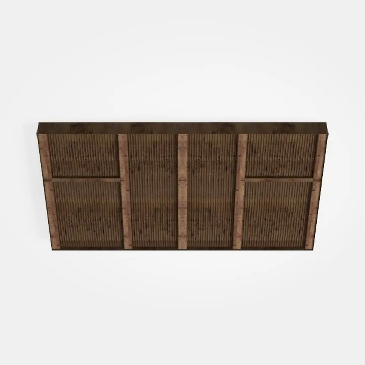 Contemporary Tropical-rattan ceiling
