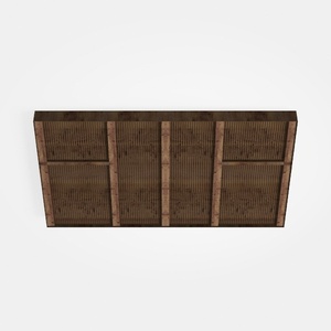 Contemporary Tropical-rattan ceiling