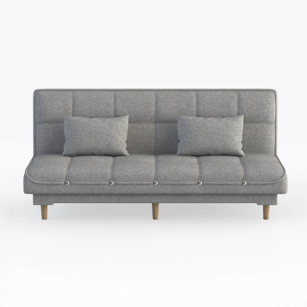 Memory Foam Futon Sofa Bed,Linen Fabric Futon Couc