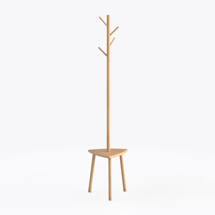 BMOSU Coat Rack freestanding Stand with 2 Shelves