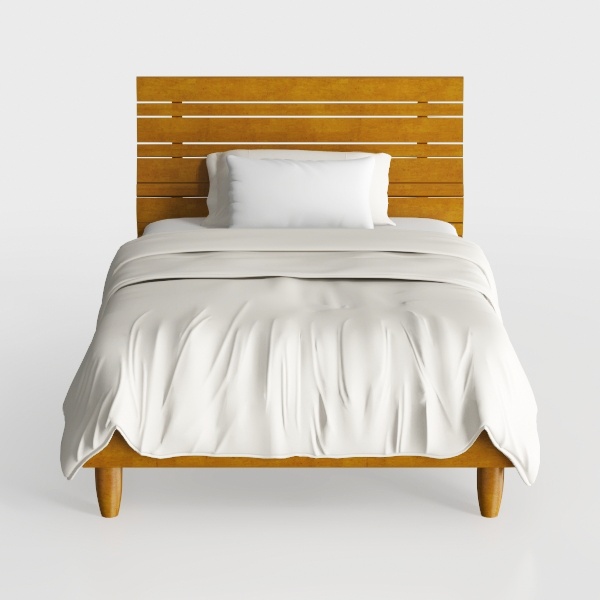 ZINUS Julia Wood Platform Bed Frame, Solid Wood Fo