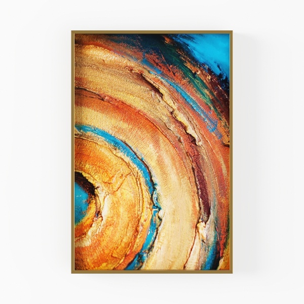 DEORAIO Sunset Farmhouse Canvas Wall Art Art