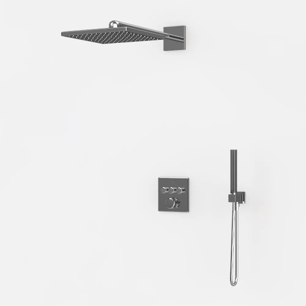 VANFOXLE Shower Faucet Set Brushed Nickel Shower