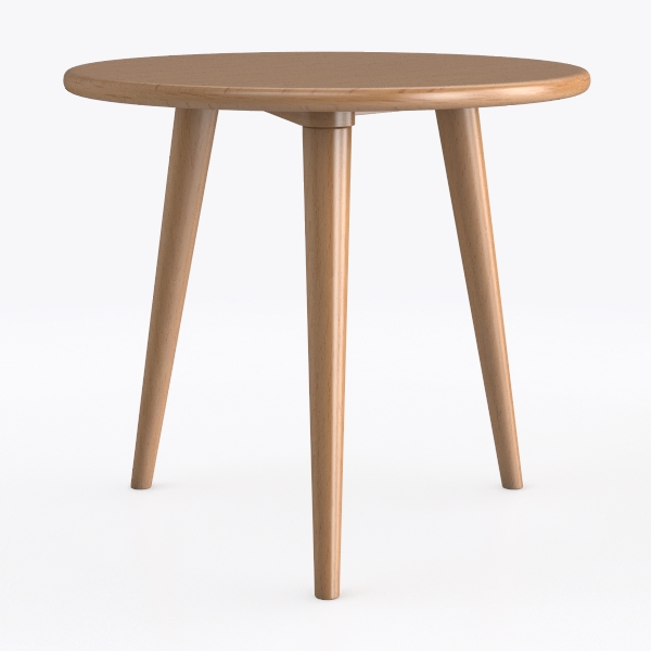 28.3&quot; Small Round Dining Table for 2,Wooden Space