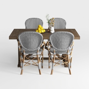 PURPLE LEAF Patio Dining Chair Set 2 Pieces