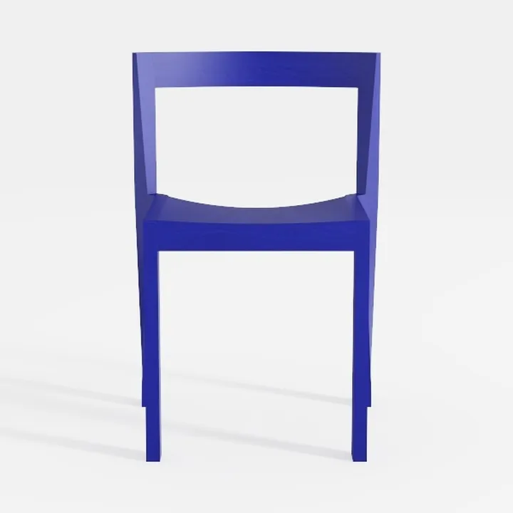 Navy Blue Plastic Lightweight Industrial Office De