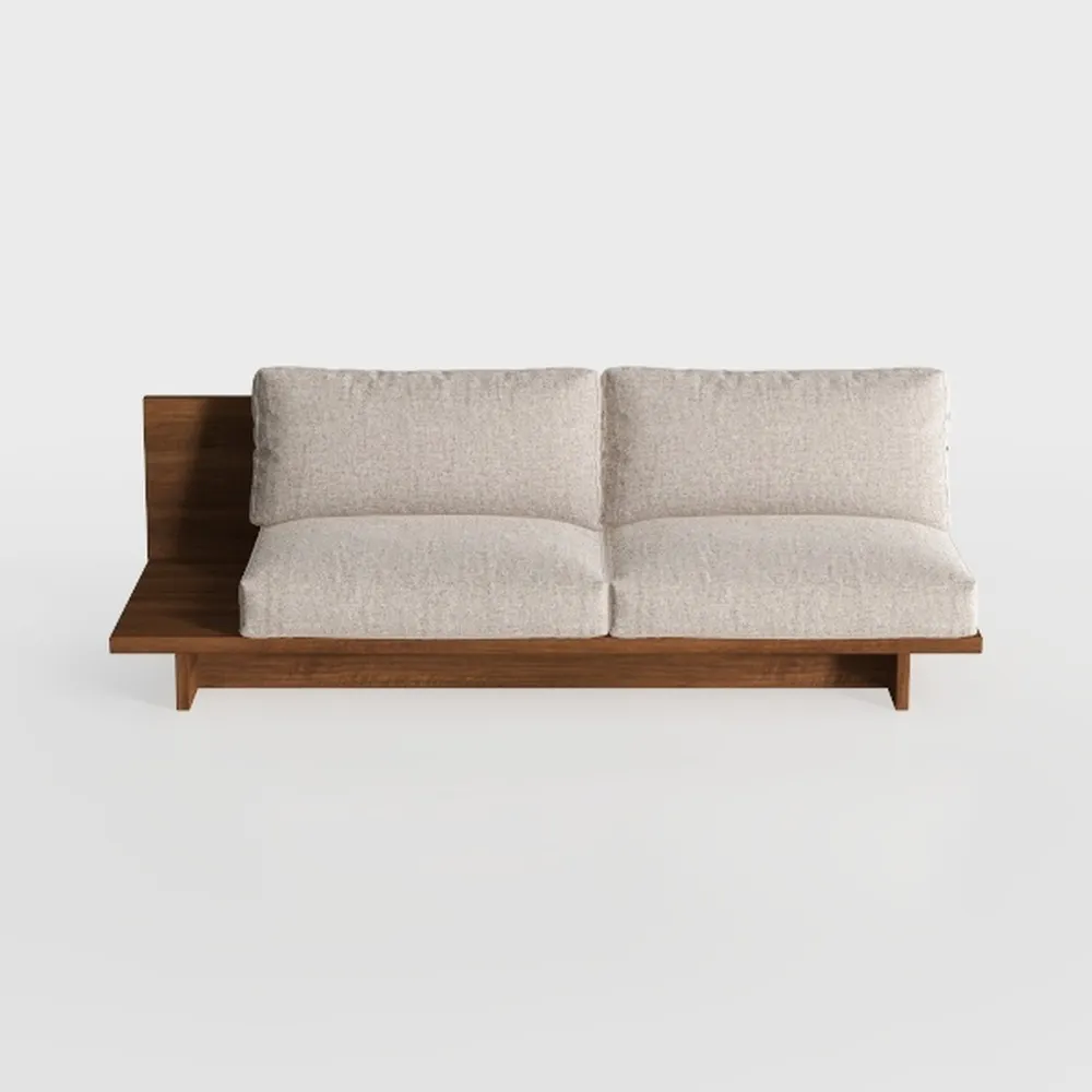 Baxton Studio Bianca Mid-Century Modern Walnut Woo