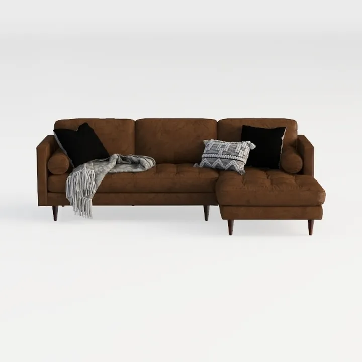 97" Oversized Sectional Couch, L Shaped Couch with