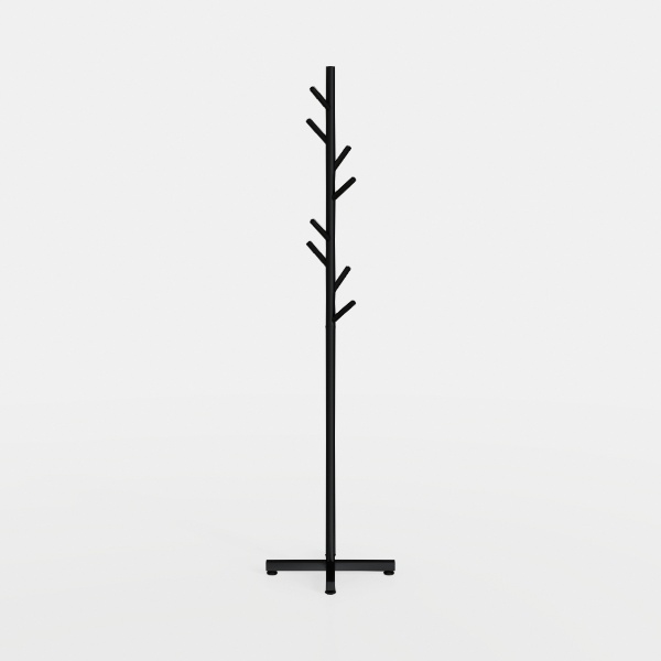 Coat Rack Freestanding with Stable Square Base for