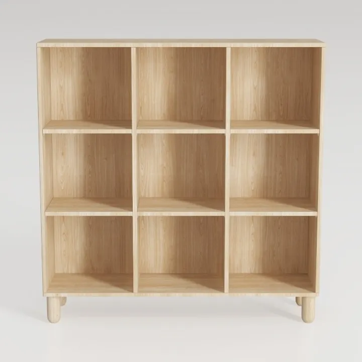 LEYAOYAO 10 Cube Bookshelf,3 Tier Modern Wide