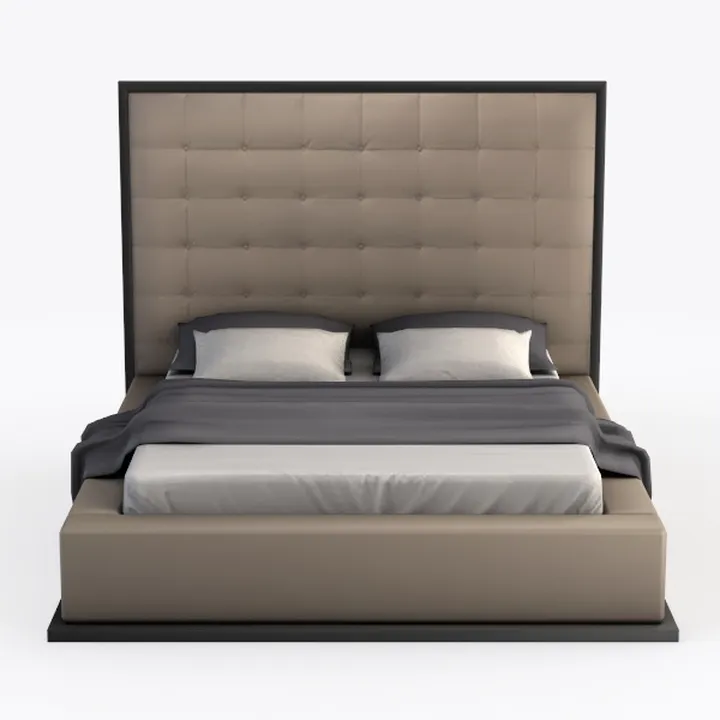 Pemberly Row Wood Eastern King Upholstered Bed Smo