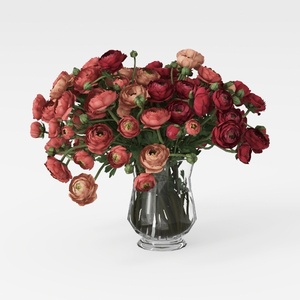 Large Black Vase for Flowers Decor Living Room,