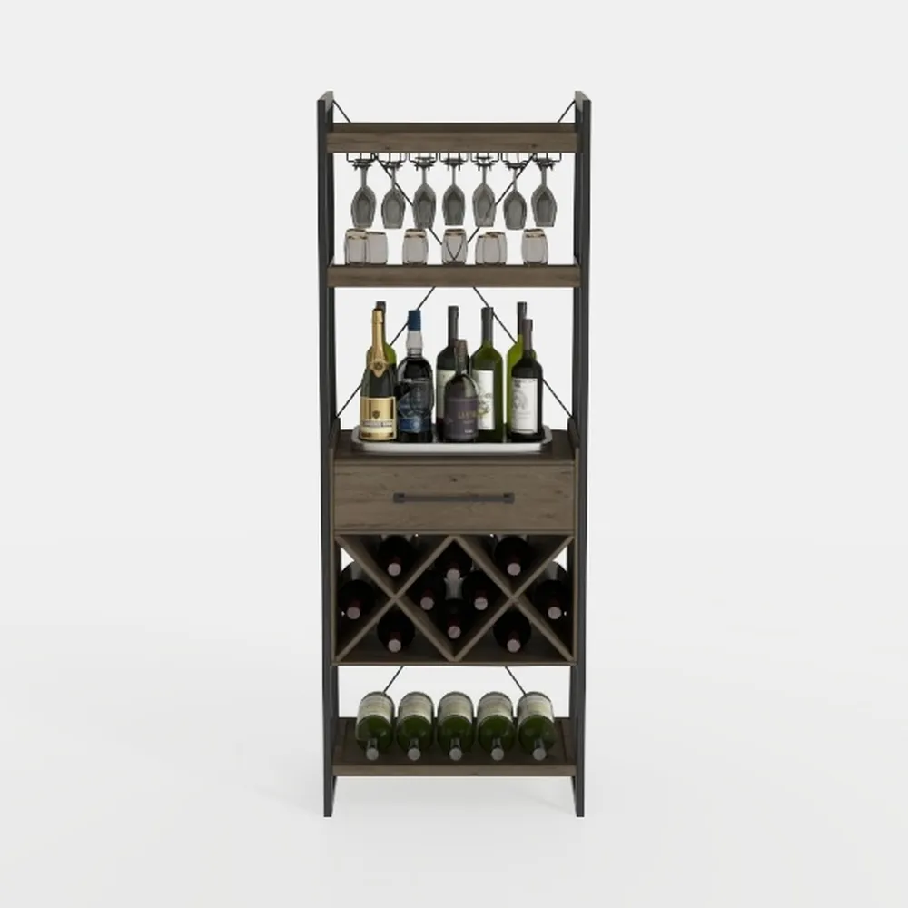 64" Metal Kitchen Pantry Storage Cabinet with