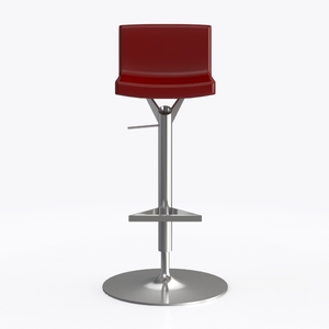 MoNiBloom Bar Stools Set of 2 PU Leather Swivel