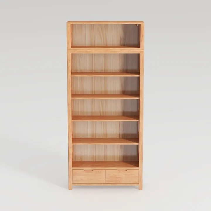 6 Tier Bookshelf, 183cm Tall Bookcase Book Cabinet