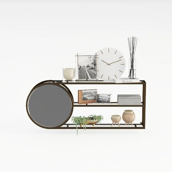 GILLAS 3 Tier Console Tables, 30" Height Entryway