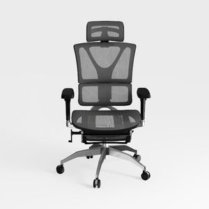 Modern Mesh Metal Ergonomic Office Chair 3D Model