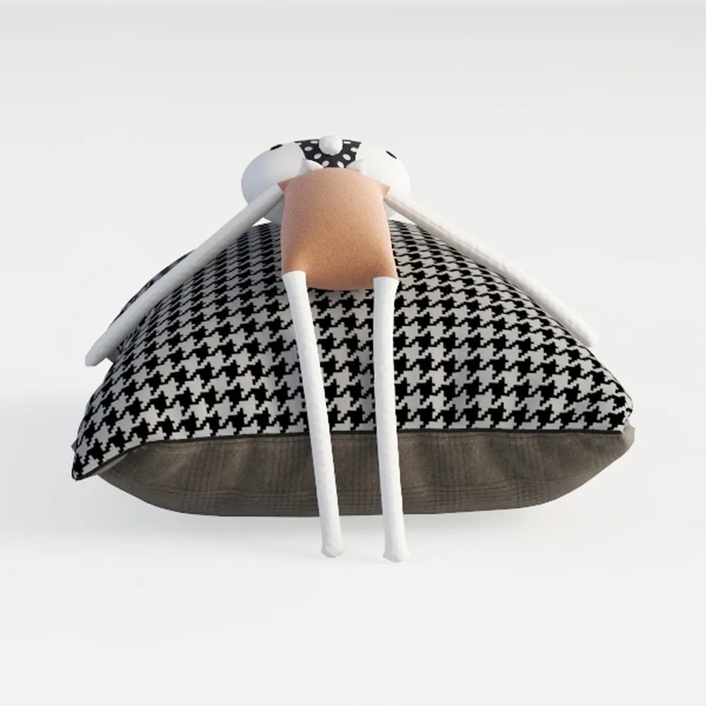 PANOD Knitted Boho Tufted Throw Pillow Covers with